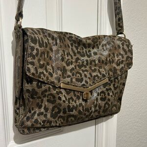 Botkier Brown Leopard Shoulder Bag